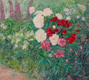 Sitting with Flowers